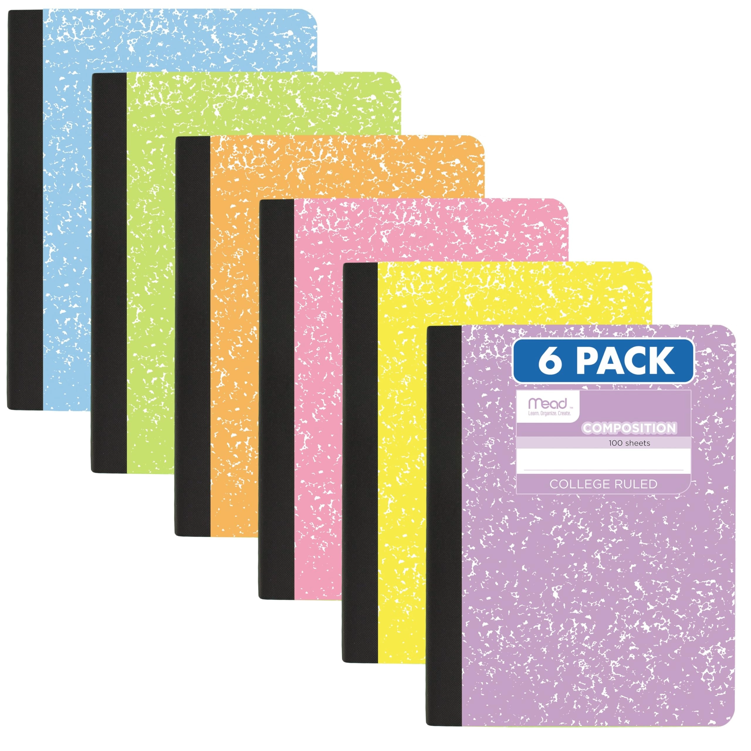 Acco Composition Notebook 7-1/2 x 9-3/4 Softcover - Lined 200 Pages