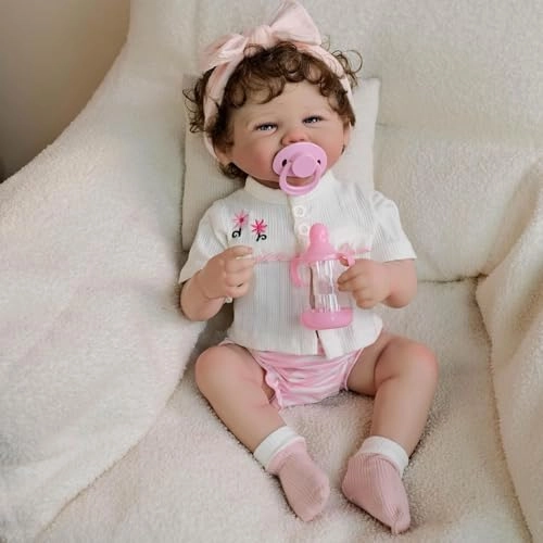Vivienne Reborn Baby Doll - 19 inch Vinyl girl Ages 3+