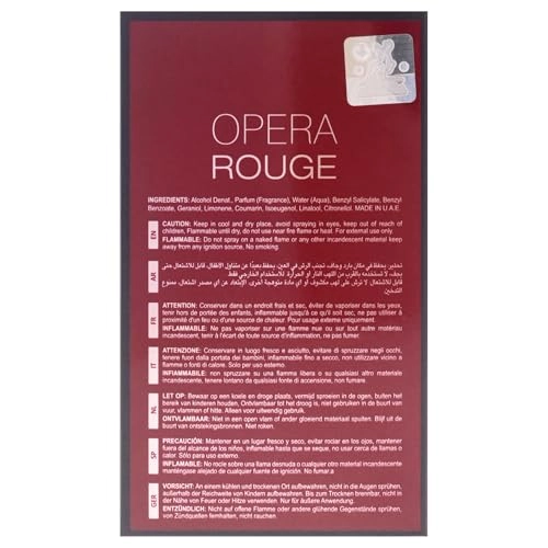 Opera Rouge Eau de Parfum 100 ml