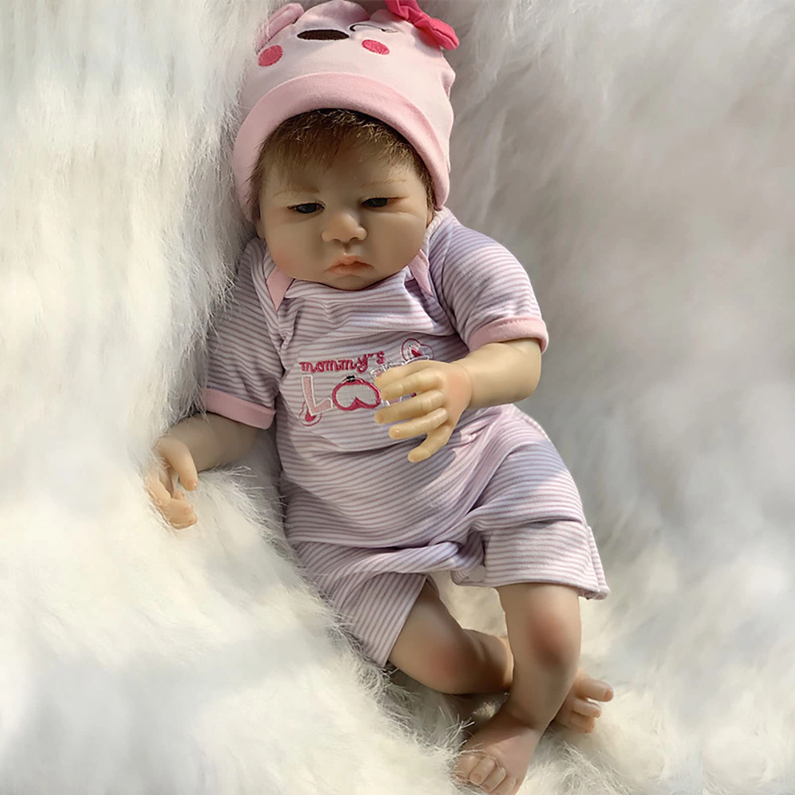 Reborn Baby Doll - 18 Inch 45cm Soft Vinyl Girl