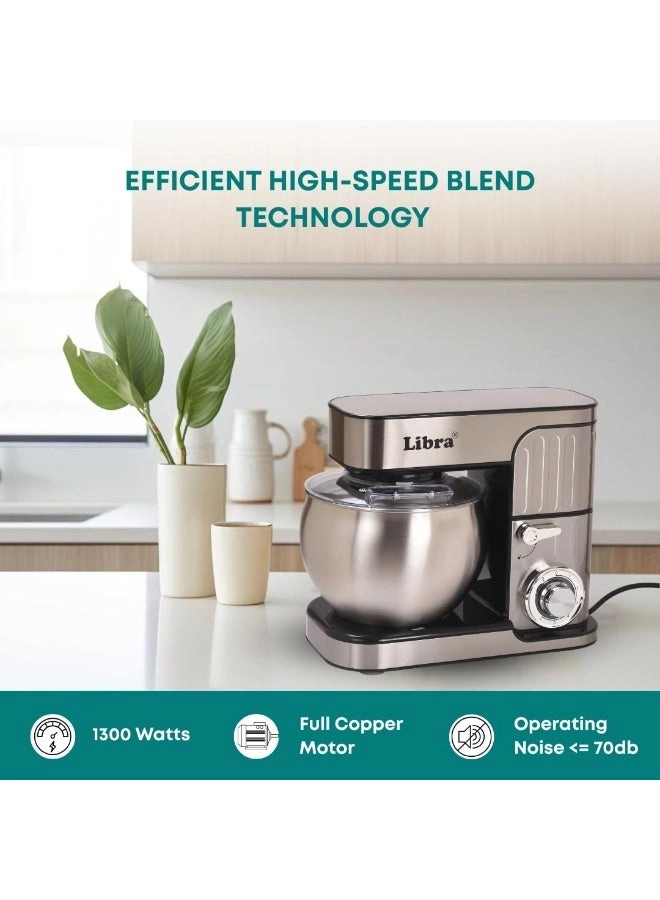 Premium Stand mixer - 6 Litre 1300 Watt