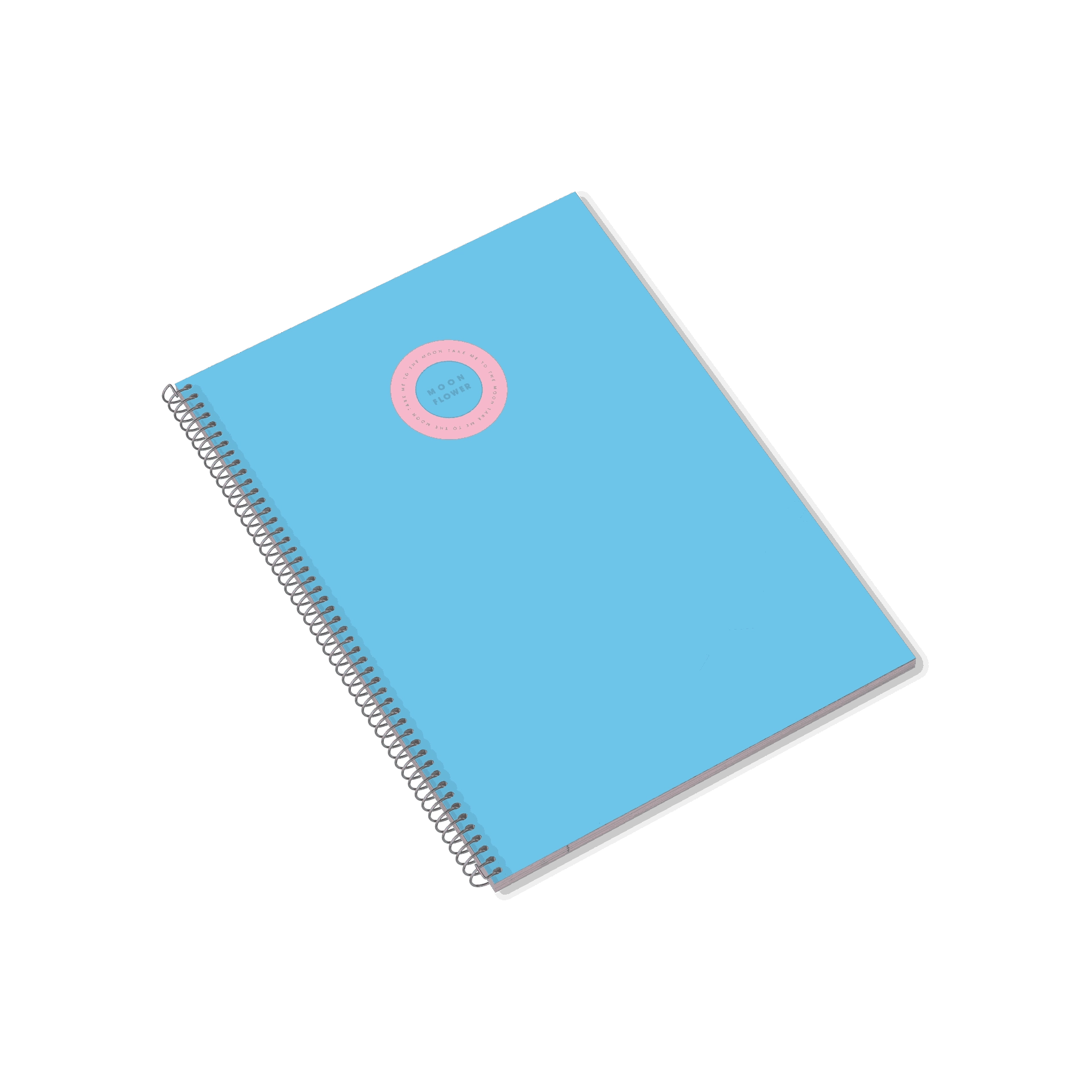 Moon Campus A4 Spiral - 100 Sheets
