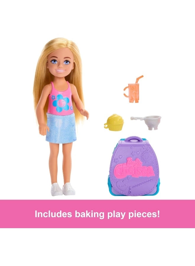 Chelsea Cupcake Baking Backpack Doll - 15.2 cm Ages 3+