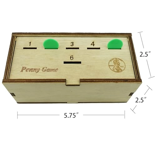 Penny Game - Wood Box
