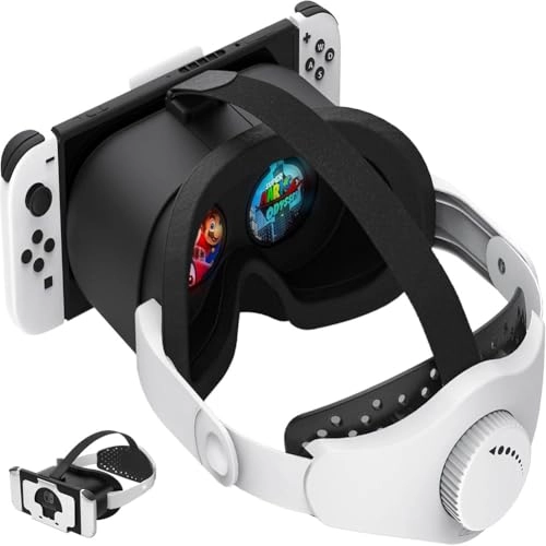 VR Headset for Nintendo Switch - Adjustable HD Lenses Head Strap