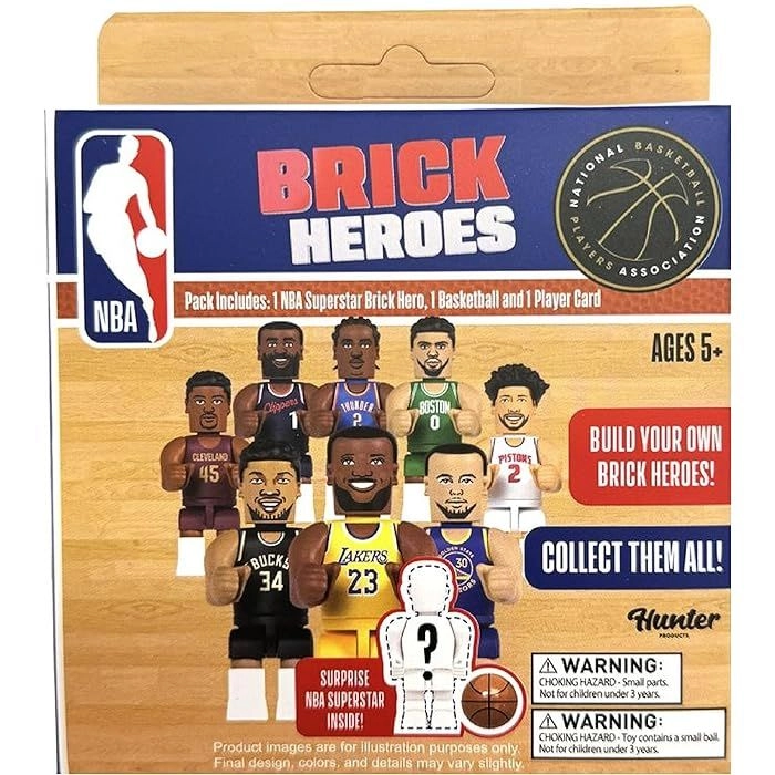 Generic NBA Brick Heroes - ages 5 and up 1 Piece