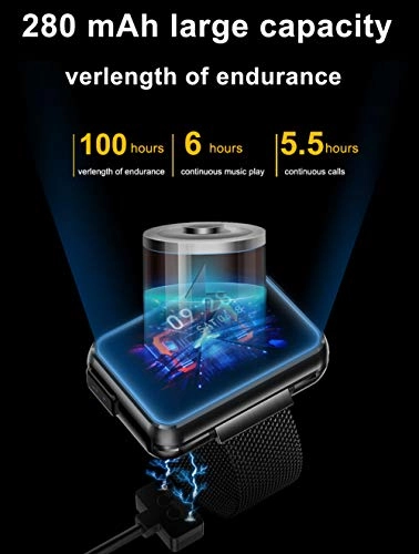 Smart Sports Bracelet - Bluetooth Headset 1.14 Inch Color Screen Heart Rate Monitoring
