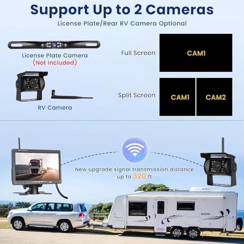 Wireless Digital Reversing Camera Kit - Night vision Wireless 1080P