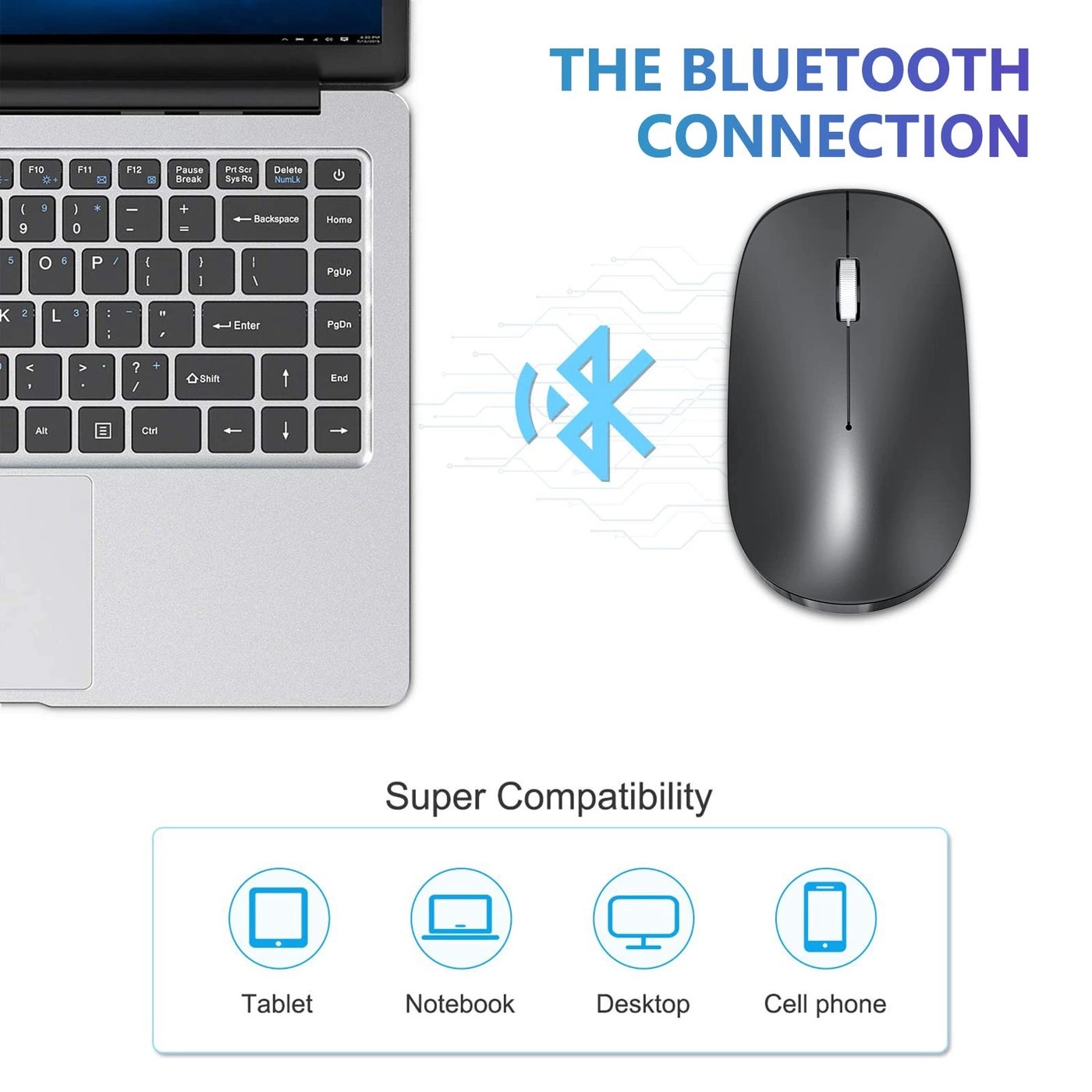 Ultra-Thin Mouse for iPad and iPhone - Bluetooth