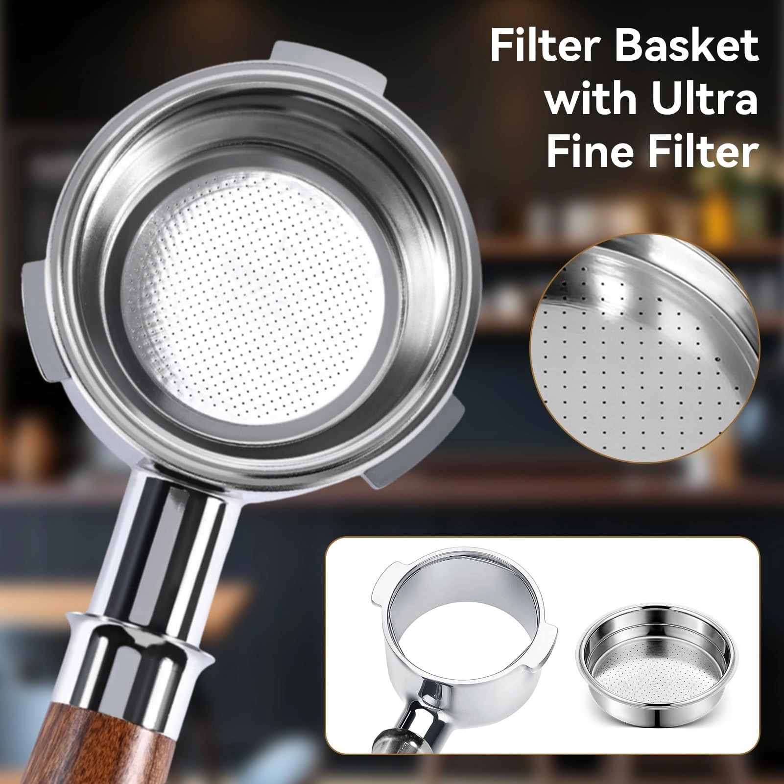 Coffee Filter - 51mm Double Layer Pressurized