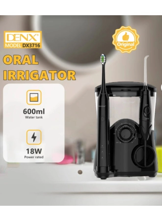 Water Flosser Electric Toothbrush - 2-in-1 600ml