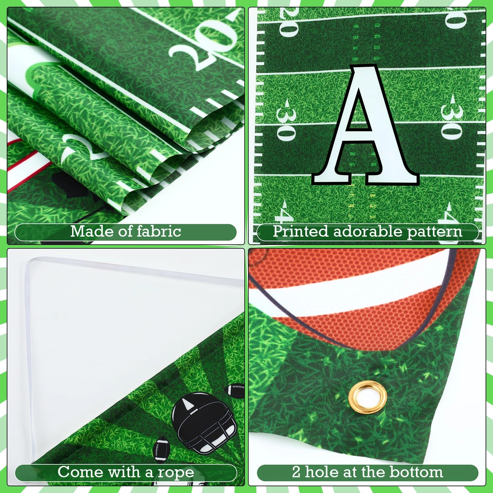 Football Porch Sign - 1 Set Sports Events