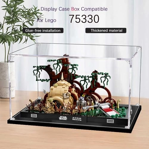 Acrylic Display Case - 35x25x25cm Dustproof Transparent