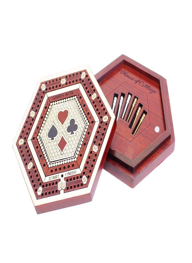 Tree of Life - 2 Track 60 Points Inlaid Travel/Pocket Size