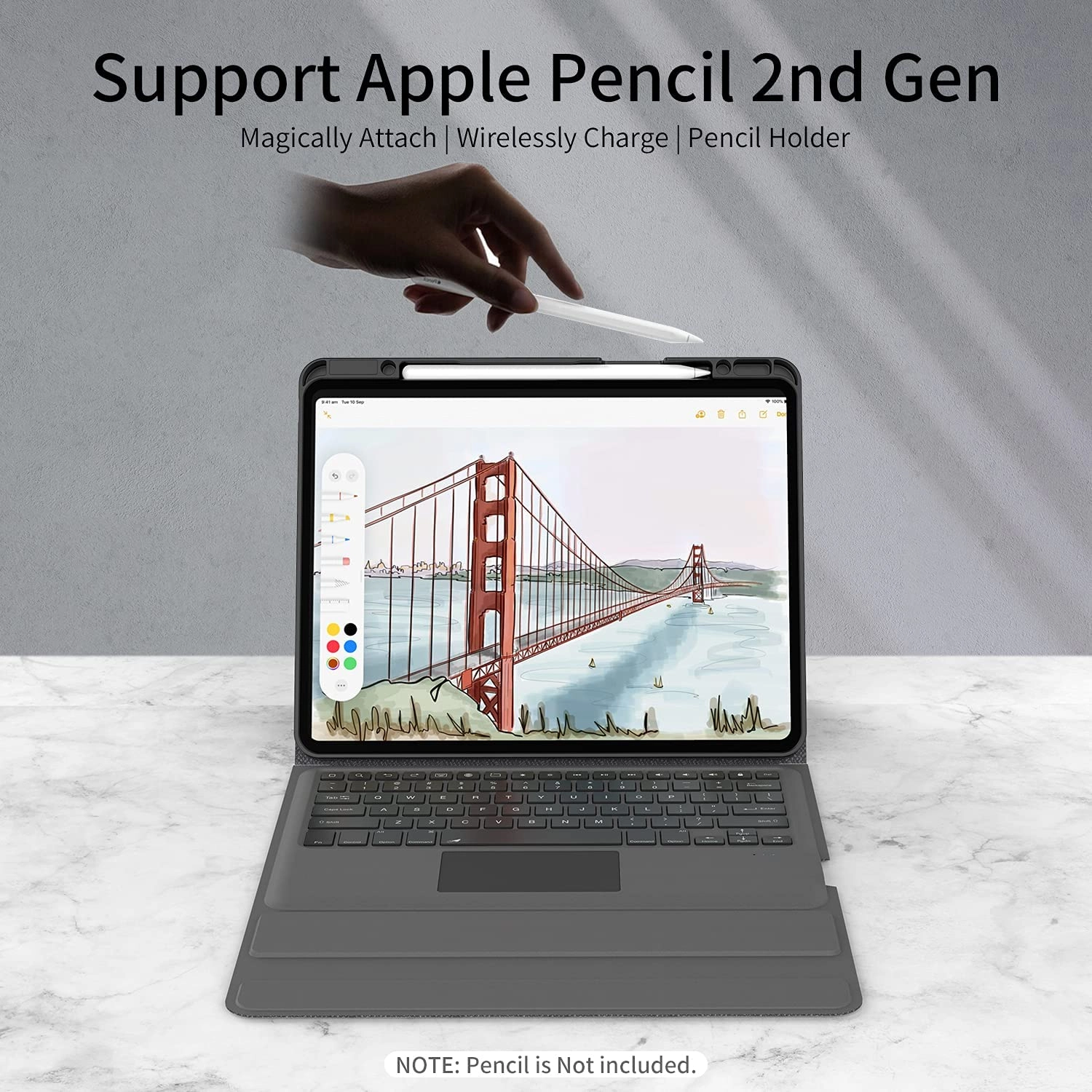Keyboard Case with Trackpad for iPad Pro 12.9-inch