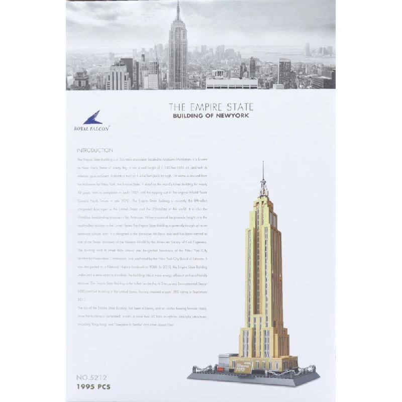 The Empire State Building of New York 3D Puzzle (5212) - 1995 pcs