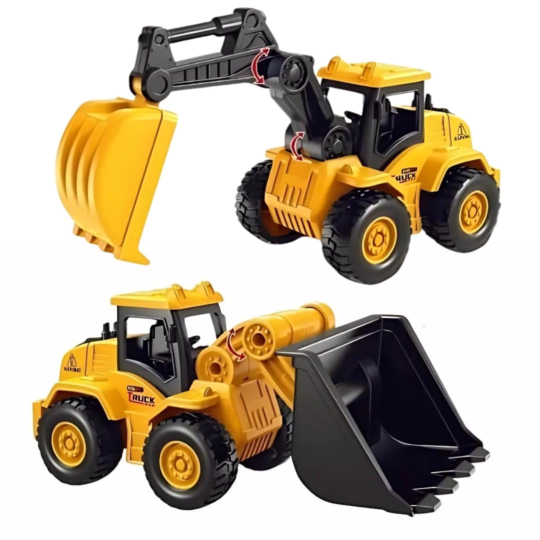Excavator + Bulldozer
