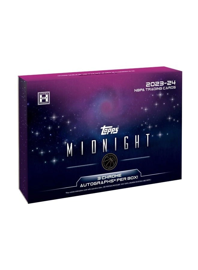 Midnight Basketball Hobby Trading Card Box - 1 Pack Per Box 7 Cards Per Pack