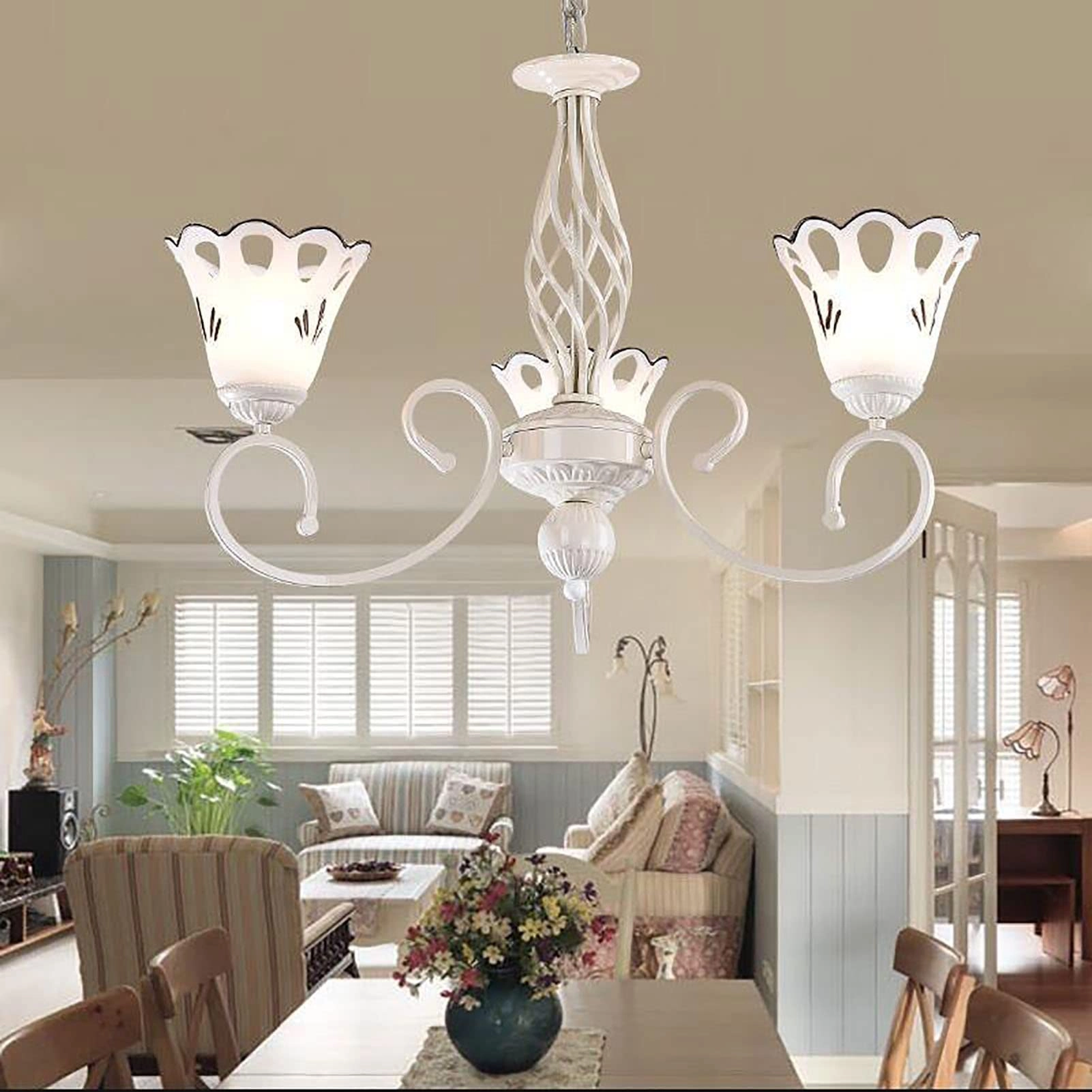 European Art Rustic Chandelier - Black 85*47cm