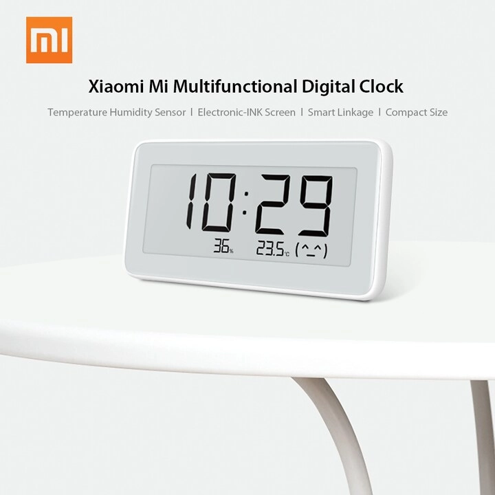 Multifunctional Digital Clock - Electronic-INK Temperature Humidity Sensor