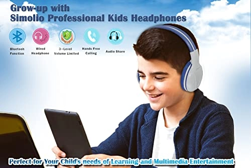 Kids Bluetooth Headphones - 2 Pack Hearing Protection