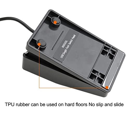 Single Foot Pedal Switch - USB, USB-C