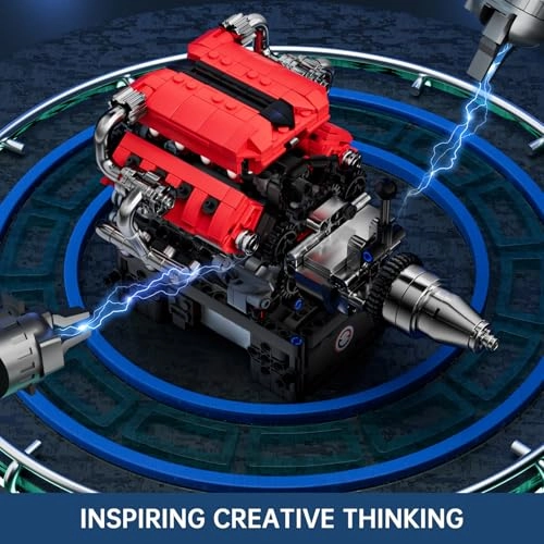 10204 - V8 motor Motor Engine Model Kit