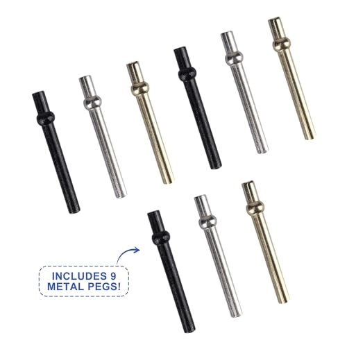 Folding Cribbage Board - Rubber Wood 9 Pegs 3 Tracks