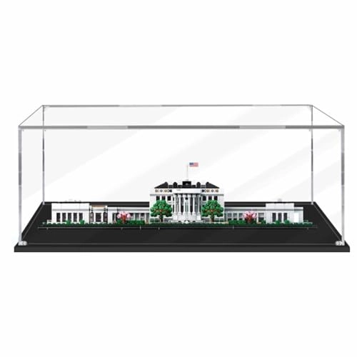 Display Case for Lego 21054 - 55 x 25 x 18cm Acrylic Clear