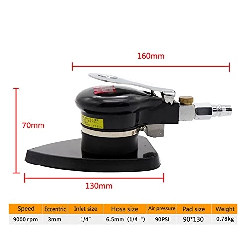Polishing Machine - Dry Dual Action Pneumatic 125mm