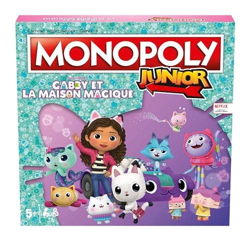 Monopoly Junior: Gabby and the Magic House (Gabby's Dollhouse) (French)