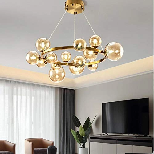 Edison Lamp Shade - G9 Electroplating bronze and amber