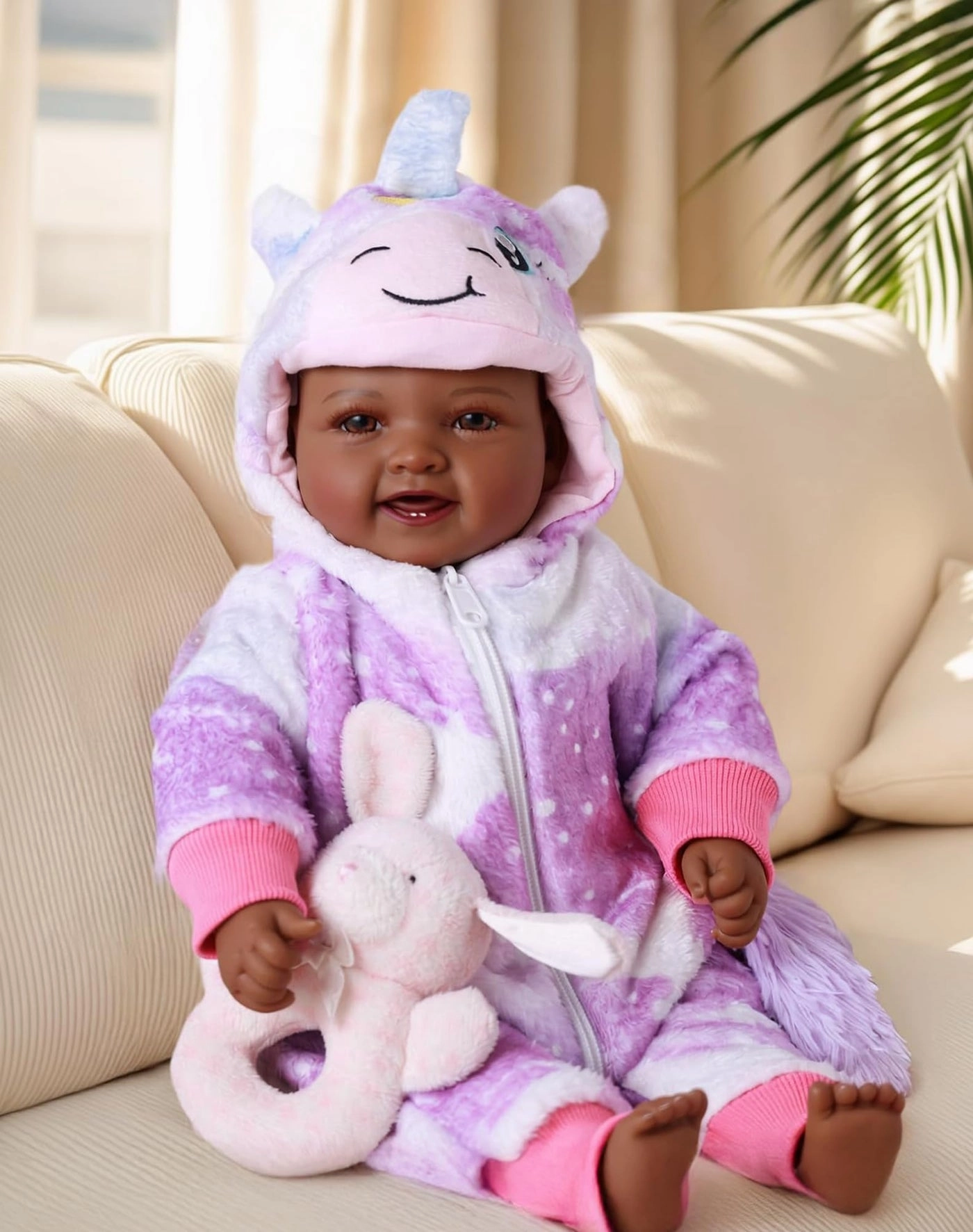 Mia Reborn Baby Doll - 17-Inch Vinyl Ages 3+ Set