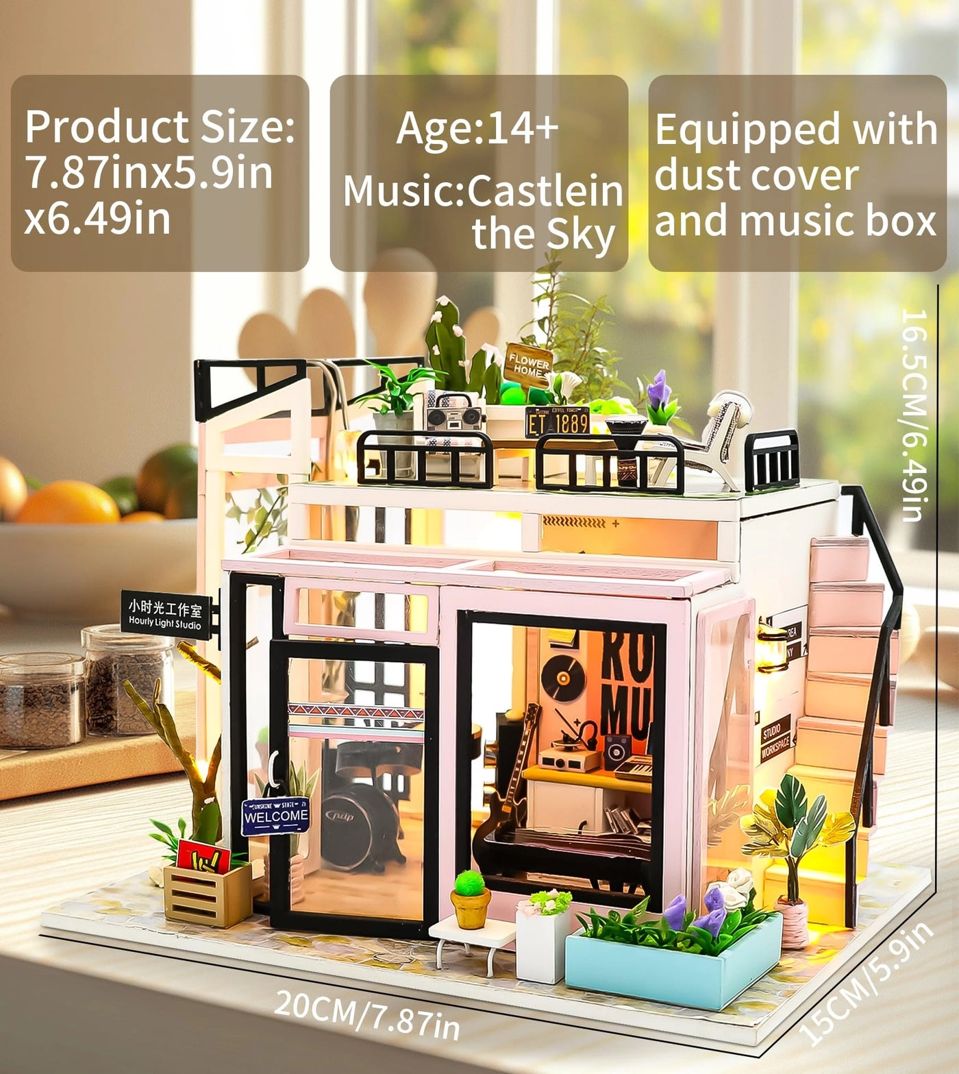 DIY Miniature Dollhouse Kit - 124 scale