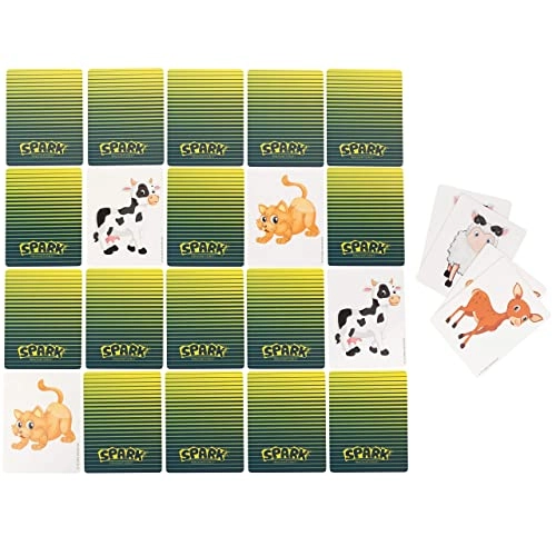 Animal Matching Cards - 3 years and up 100 pieces