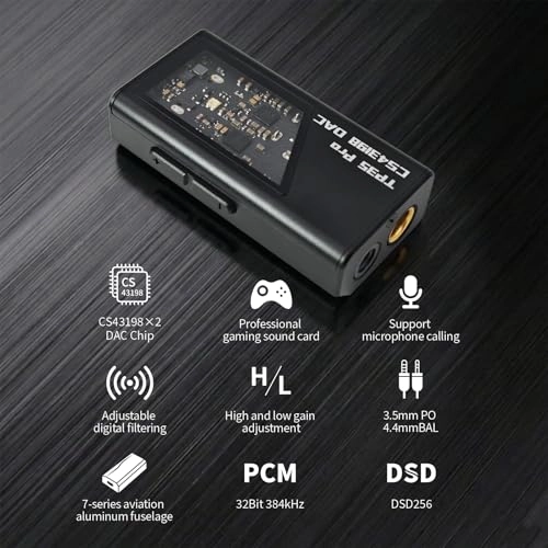 TP35 Pro - Mini Portable USB-C 3.5/4.4mm