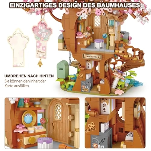 Cherry Blossom Tree House - 1149pcs