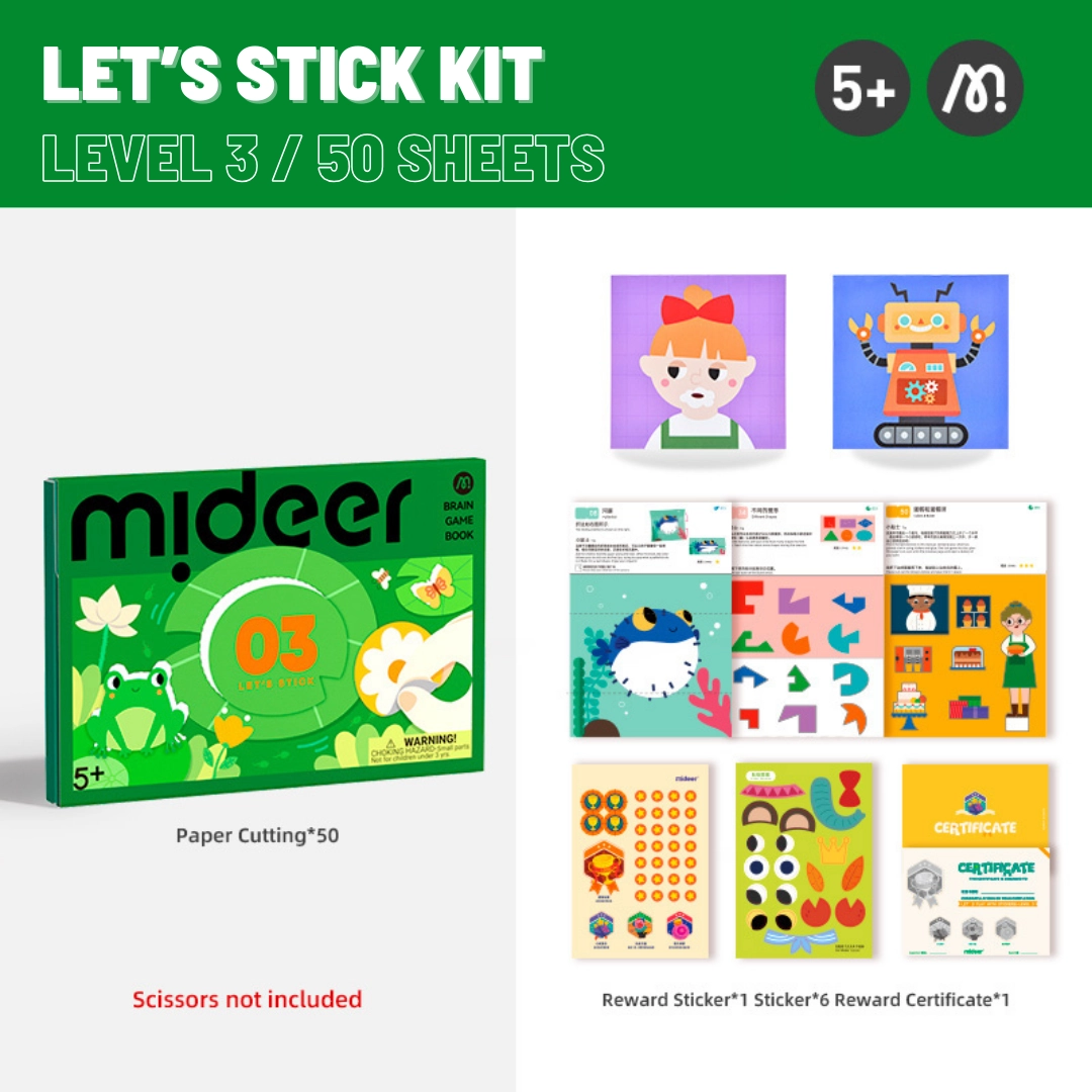 Let's Stick Art Kit - 5+ Multi Colour