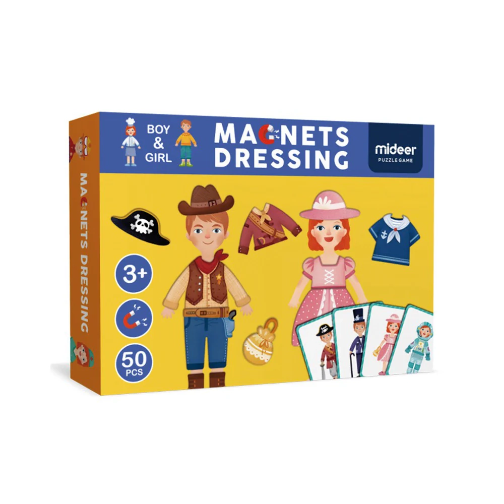 Boy & Girl Magnetic Dress Up Game - 3+ 50 pieces