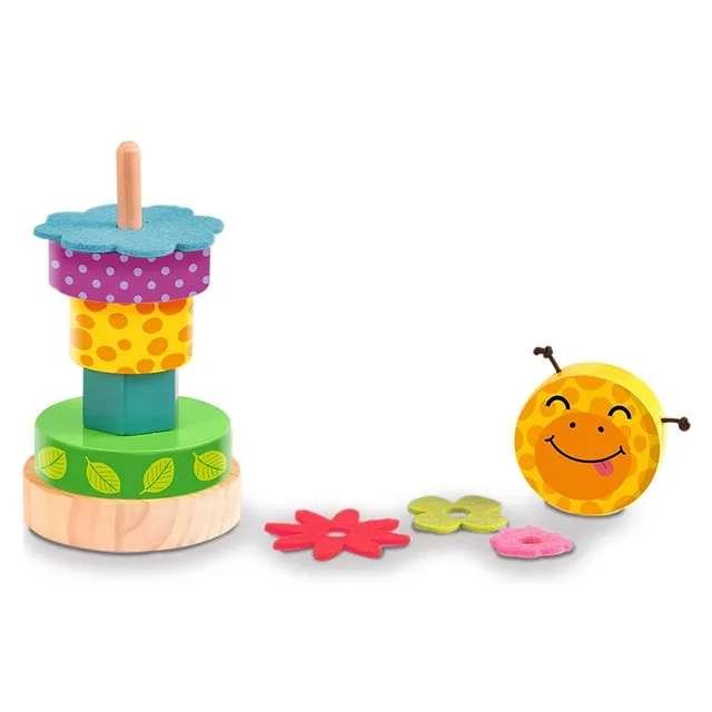 Giraffe Stacking Rings - 1+ 10 Pcs