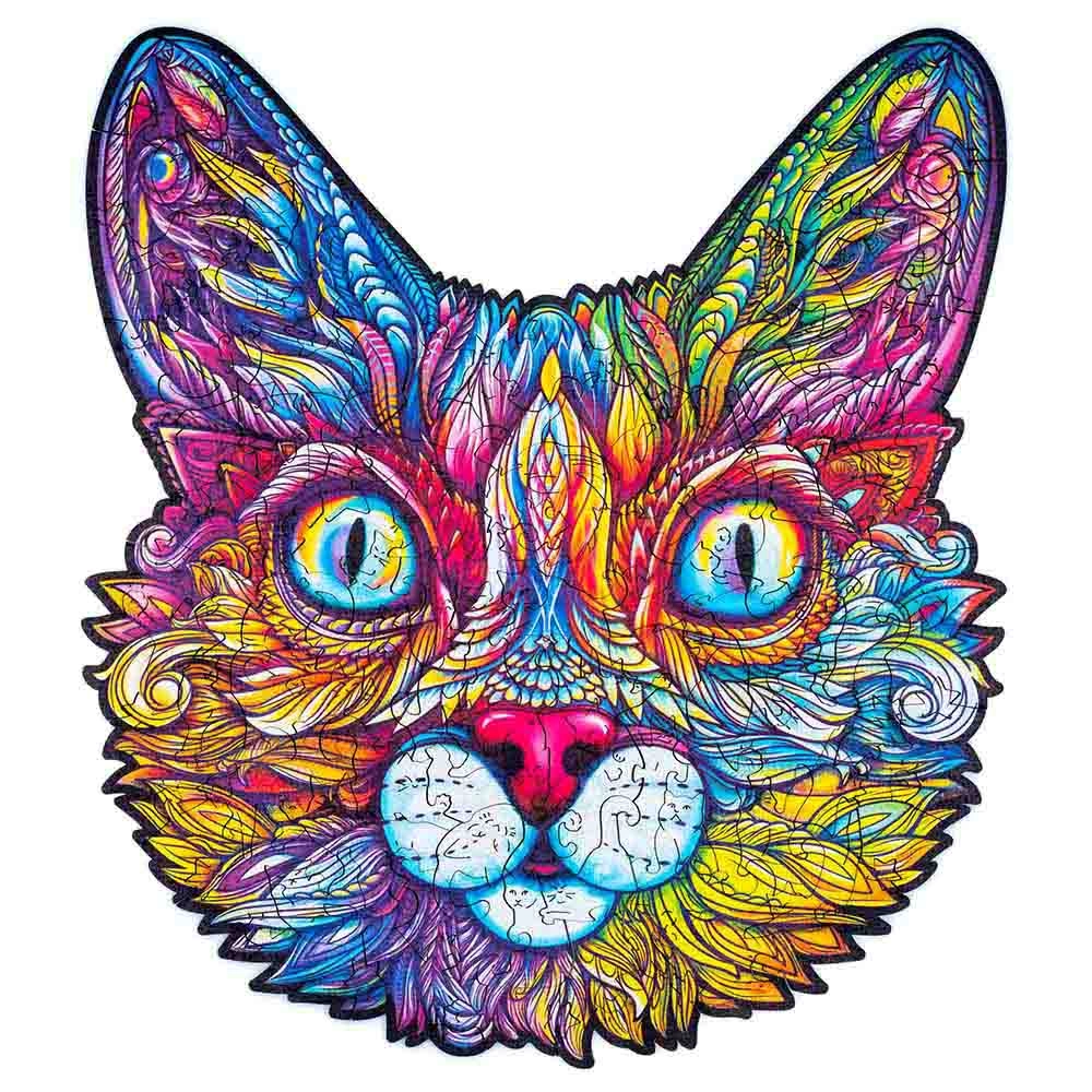 Impressive Cat Wooden Puzzle (4107390-CAT_S) - 100 pcs