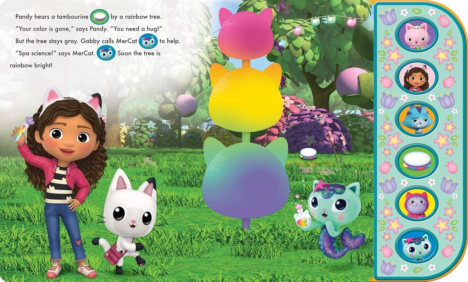 TSP Gabby's Dollhouse Flower-rific Friends Sound Book - 3 Years & above