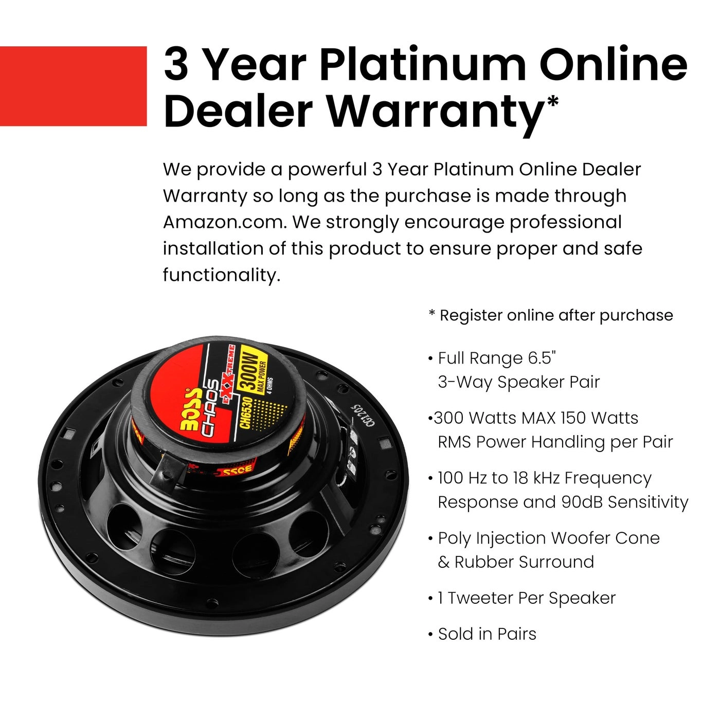 CH6530B - 6.5 Inches Surround Sound