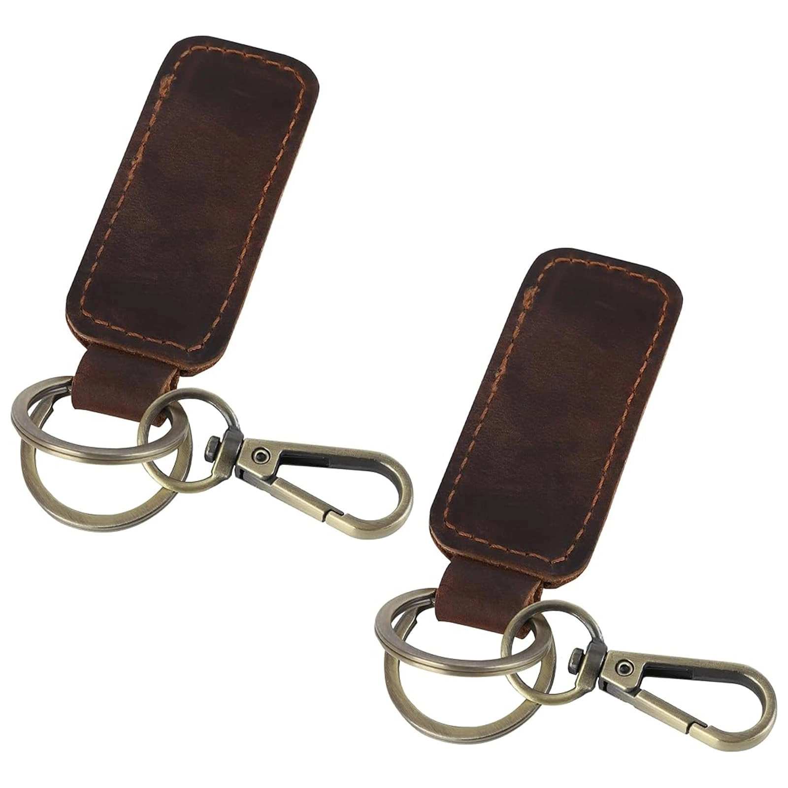 Leather Keychain - Car