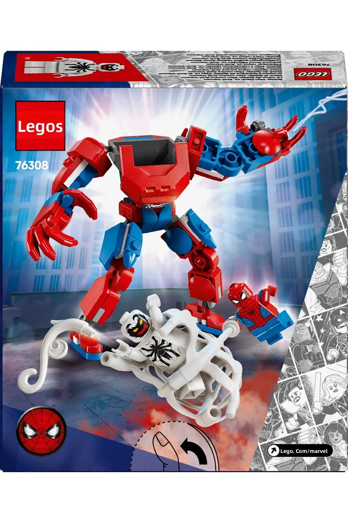 Spider-Man Mech vs. Anti-Venom - 2 Minifigures 6+