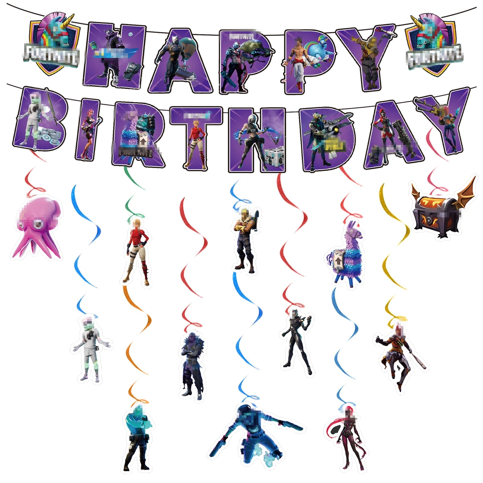 Birthday Decorations Banner - 14Pcs Birthday
