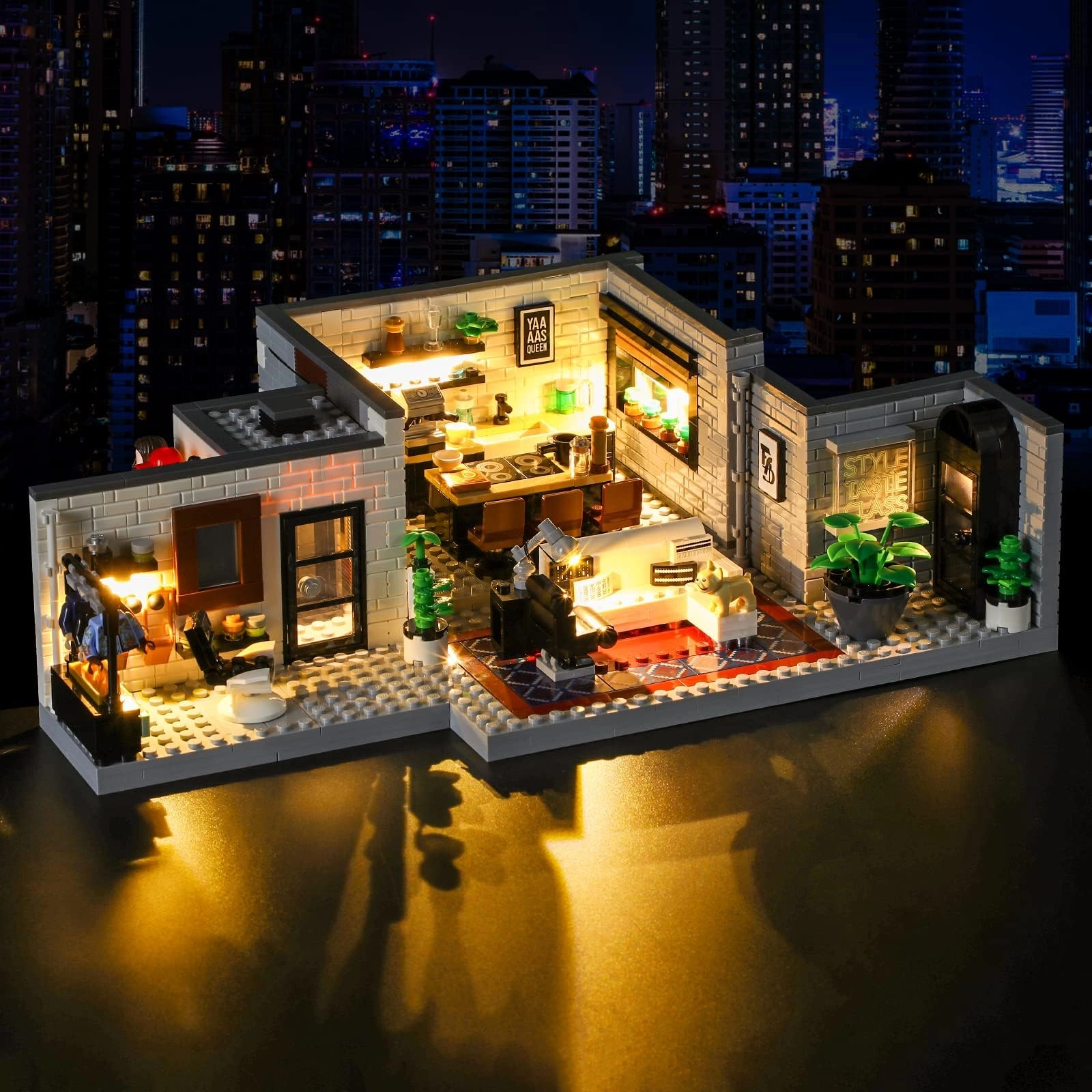 Vaodest LED Light for Lego 10291 - Multicolor Battery Powered