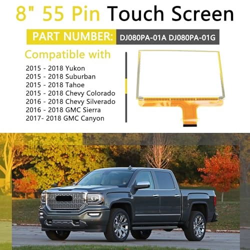 Touch Screen Glass Digitizer - 8.0 Inches