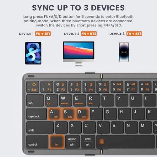 Foldable Keyboard - Bluetooth