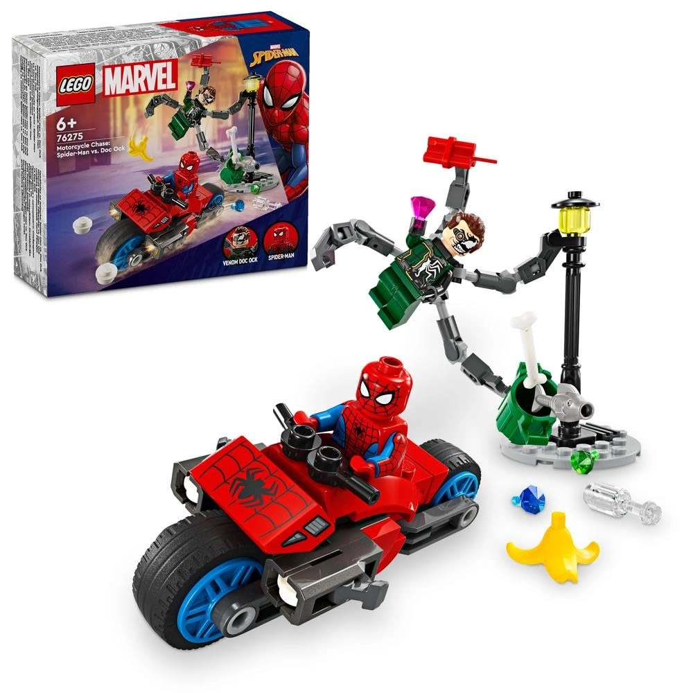 Marvel LEGO Motorcycle Chase: Spider-Man vs. Doc Ock (76275)